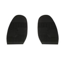 Pair Rubber Half Shoe Soles Anti Slip DIY Shoe Repair Black Thickness 2mm