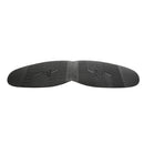 Pair Rubber Half Shoe Soles Anti Slip DIY Shoe Repair Black Thickness 2mm