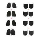 Rubber Shoes Heel Anti Slip Shoe Repair Replacement Supplies Black Thickness 6.5mm