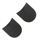 Pair Glue on Rubber Heel Tips Protector Grip Pads Shoe Repair Anti-slip
