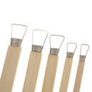 5pcs Wooden Tools Clay Sculpting Set Wax Carving Pottery Shapers Modeling Practical