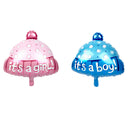 Girl Baby Pink Color Hat Foil Balloon for Baby Shower Craft Party Supplies Globos
