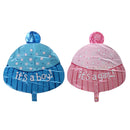 Girl Baby Pink Color Hat Foil Balloon for Baby Shower Craft Party Supplies Globos