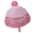 Girl Baby Pink Color Hat Foil Balloon for Baby Shower Craft Party Supplies Globos