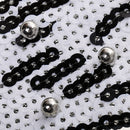 Clothing Patch Iron Applique Alternative Sequin Pearl Embroidery Butterfly