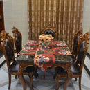 Christmas Tapestry Table Runner Xmas Table Dinner Decoration