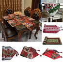 Christmas Tapestry Table Runner Xmas Table Dinner Decoration