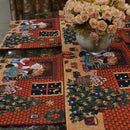 Christmas Tapestry Table Runner Xmas Table Dinner Decoration