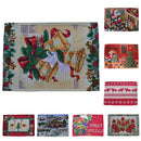 Table Placemat Christmas Table Dinner Decoration Reindeer Design