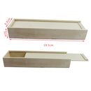 Unfinished Wooden Jewelry Box Pencil Case for Kids Toys DIY Painting Woodcraft