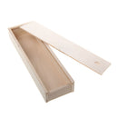 Unfinished Wooden Jewelry Box Pencil Case for Kids Toys DIY Painting Woodcraft