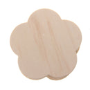 Unfinished Wood Flower Shape Jewelry Box Case for Kids Girls Toys DIY Crats