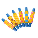 Pack of 6 EVA Kids Rolling Pin Stamps Sponge Roller Stamper Paint Brushes Toys