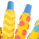Pack of 6 EVA Kids Rolling Pin Stamps Sponge Roller Stamper Paint Brushes Toys