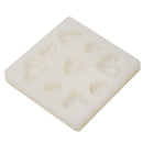 DIY Silicone Gem Beads Pendant Mold Tray Decorating Craft Tools Moulds Jewelry Accessories Heart Shape