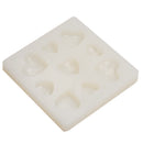 DIY Silicone Gem Beads Pendant Mold Tray Decorating Craft Tools Moulds Jewelry Accessories Heart Shape