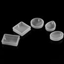 5Pcs Types Silicone Charm Pendant DIY Molds Jewelry Making Tools Moulds with Hole