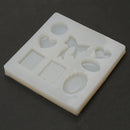 Gem Silicone Mold for Jewelry Making Decorating Handcraft Bowtie Heart Shape Mould
