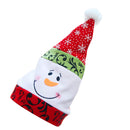 Xma Party Supplier Chirstmas Snowman Hat with Delicate Blue and White Porcelain Flat Embroidery