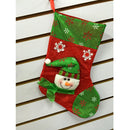Kids Favour Christmas Sock Fashion Splicing Pattern Snowman Stocking Decoration