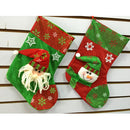 Xmas Stocking Sack Santa Deluxe Christmas Tree Stockings Candy Holders