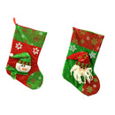 Xmas Stocking Sack Santa Deluxe Christmas Tree Stockings Candy Holders