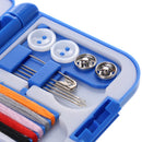 Portable Travel Sewing Kits Box Blue/Red Needle Threads DIY Home Tools