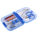 Portable Travel Sewing Kits Box Blue/Red Needle Threads DIY Home Tools