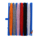 Portable Travel Sewing Kits Box Blue/Red Needle Threads DIY Home Tools