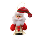 Novelty Christmas Bells Hanging Christmas Tree Decorations Cute Santa Cluas