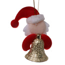 Novelty Christmas Bells Hanging Christmas Tree Decorations Cute Santa Cluas