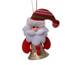 Novelty Christmas Bells Hanging Christmas Tree Decorations Cute Santa Cluas