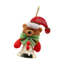 1pcs Christmas Tree Hanging Holiday Mall Home Decoration Ornament Bear Bell