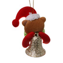 1pcs Christmas Tree Hanging Holiday Mall Home Decoration Ornament Bear Bell