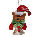 1pcs Christmas Tree Hanging Holiday Mall Home Decoration Ornament Bear Bell