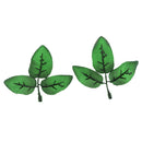 50 Springs Leaves Artificial Silk Green Leaf Wedding Buttonhole DIY Type 3