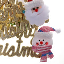 Pack of 4 Merry Christmas Hanging Decor Wall Door Tree Christmas Hangings