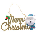 Pack of 4 Merry Christmas Hanging Decor Wall Door Tree Christmas Hangings