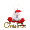 Pack of 4 Merry Christmas Decoration Wall Door Tree Christmas Doll Hangings