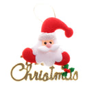 Pack of 4 Merry Christmas Decoration Wall Door Tree Christmas Doll Hangings
