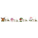Pack of 4 Merry Christmas Hanging Decorations Wall Door Tree Christmas Decor