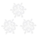 2016 Xmas Christmas Tree Hanging Ornaments Plastic Snow Snowflake Decor