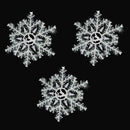 2016 Xmas Christmas Tree Hanging Ornaments Plastic Snow Snowflake Decor