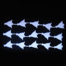 White 3 bunchs of Foam Tree Christmas Tree Hanging Decoration
