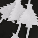 White 3 bunchs of Foam Tree Christmas Tree Hanging Decoration