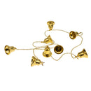 Christmas Tree Hanging Ornament Decoration Gold Bell Ring Chain Xmas Decoration