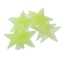 Pack of 100 Wall Stickers Stars Luminous Glow In The Dark Plastic Wall Decals Home Decor 3cm Yellow