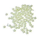 Pack of 200 Wall Stickers Stars Luminous Stars Glow In The Dark Plastic Kids Room Home Decor 3.8cm Yellow