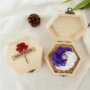 Unfinished Wood Crafts DIY Mud Base Art Decor Jewelry Dried Flower Gift Box
