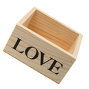 Rustic Wood Succulent Plant Pot Box Case Garden Planter Flower Box Wedding Supplies
